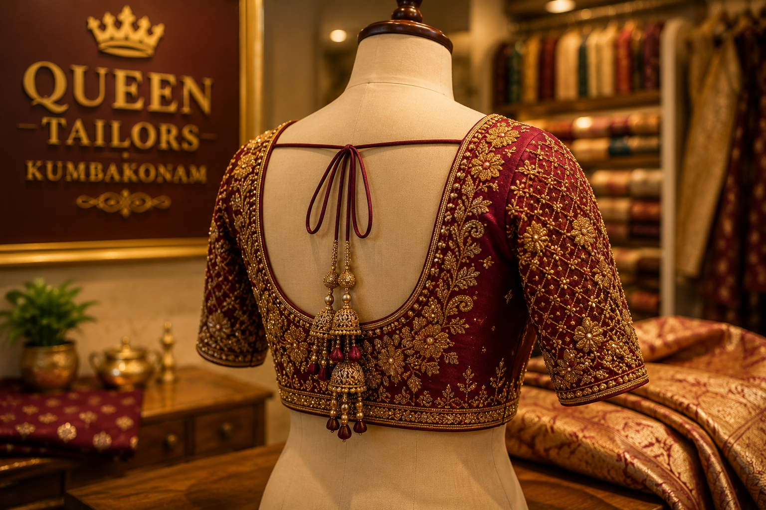 Designer Blouse Stitching